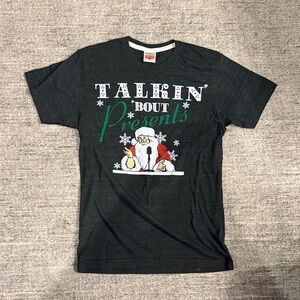 HOMAGE Talkin’ ‘Bout Presents Santa Christmas Tee Shirt - S